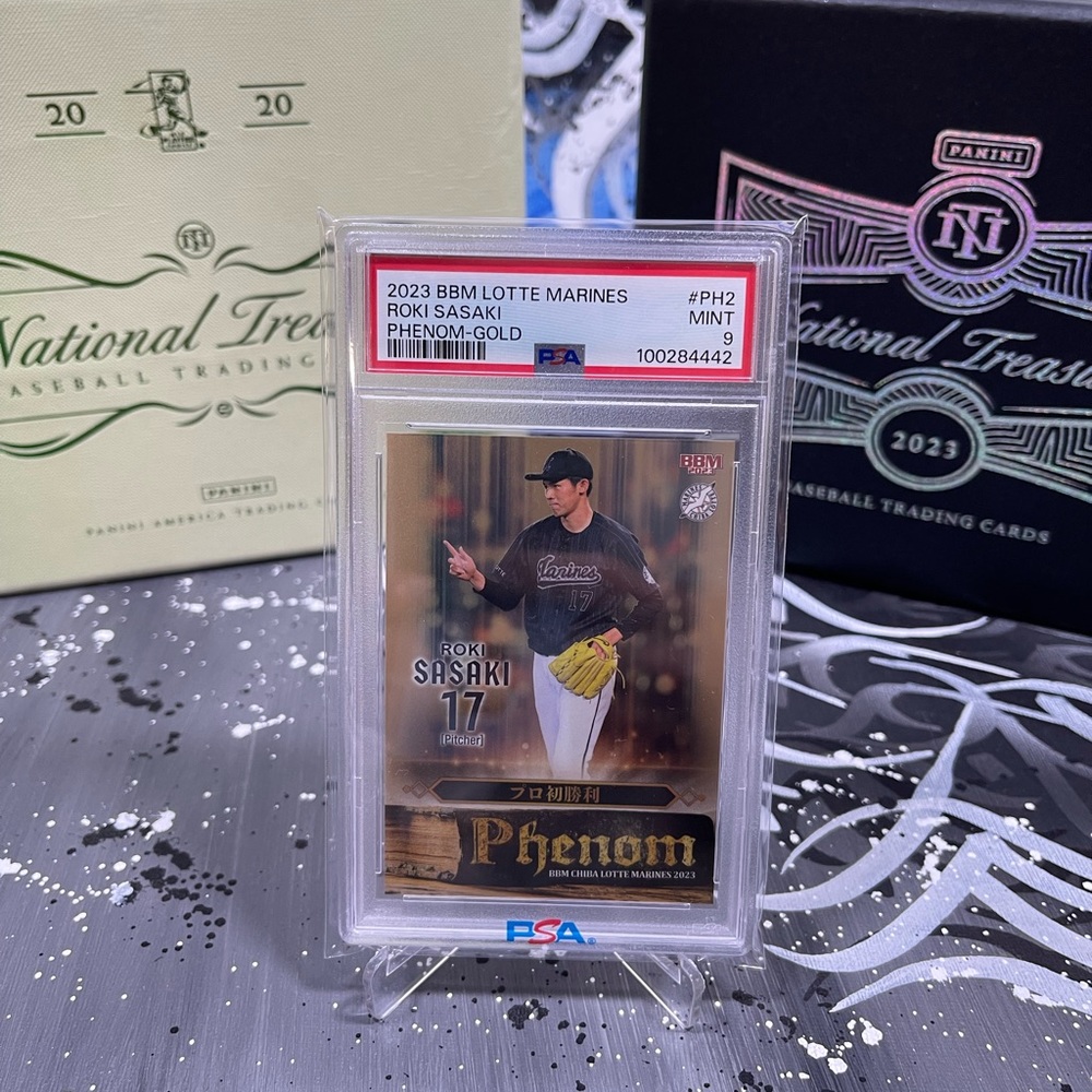 2023 BBM Lotte Marines Roki Sasaki Phenom Gold Card